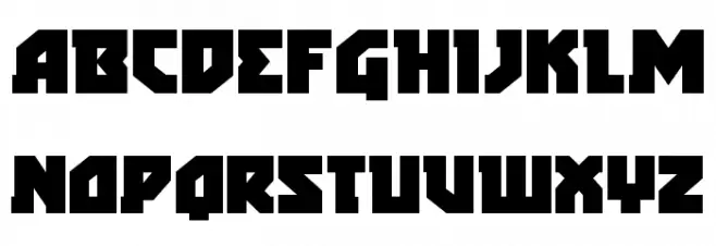Arctic Guardian Schriftart Groß