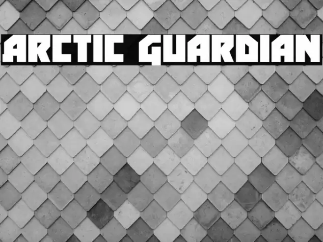 Arctic Guardian Font examples