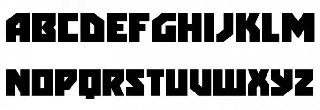 Arctic Guardian フォント 小文字