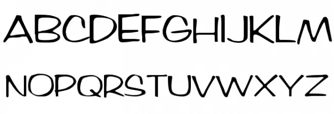 Arctic Regular Font UPPERCASE