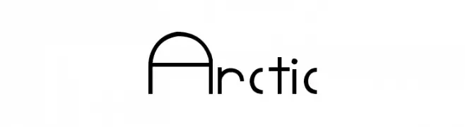 Arctic  Скачать бесплатные шрифты
