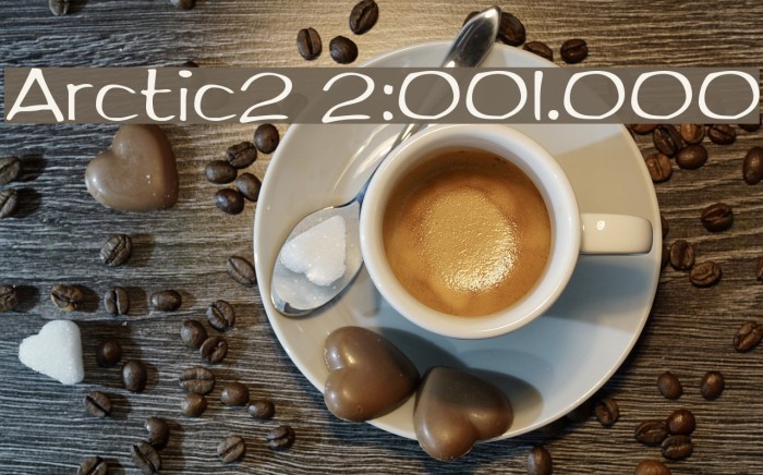 Arctic2 2:001.000 Font examples