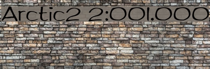 Arctic2 2:001.000 Font examples