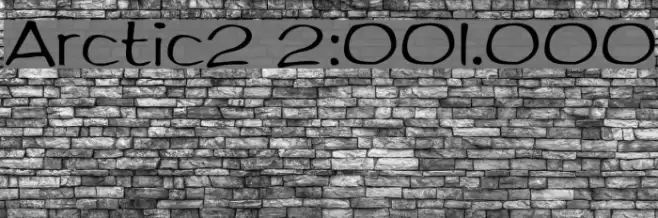 Arctic2 2:001.000 Font examples