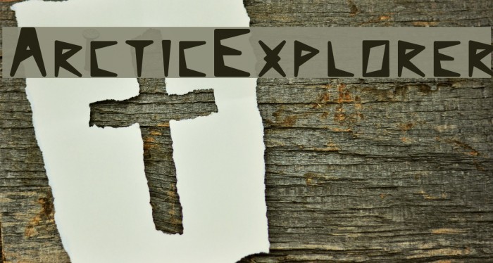 ArcticExplorer Font examples