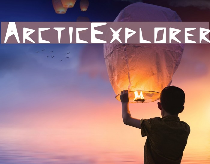 ArcticExplorer Font examples