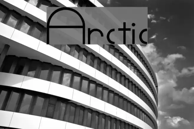 Arctic フォント examples