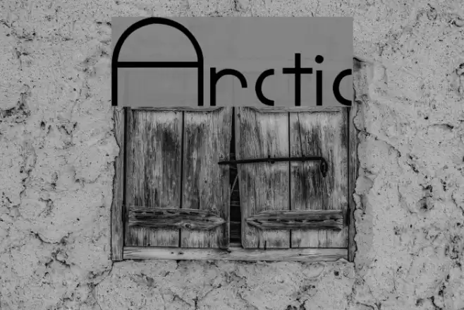 Arctic フォント examples