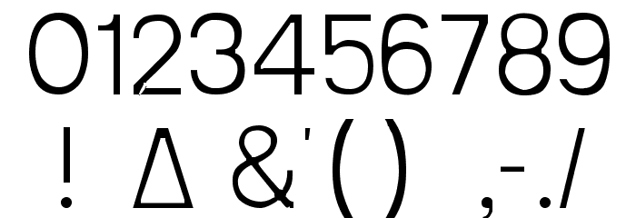 Arctik 1 Font OTHER CHARS