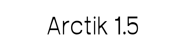 Arctik 1.5 Fuentes