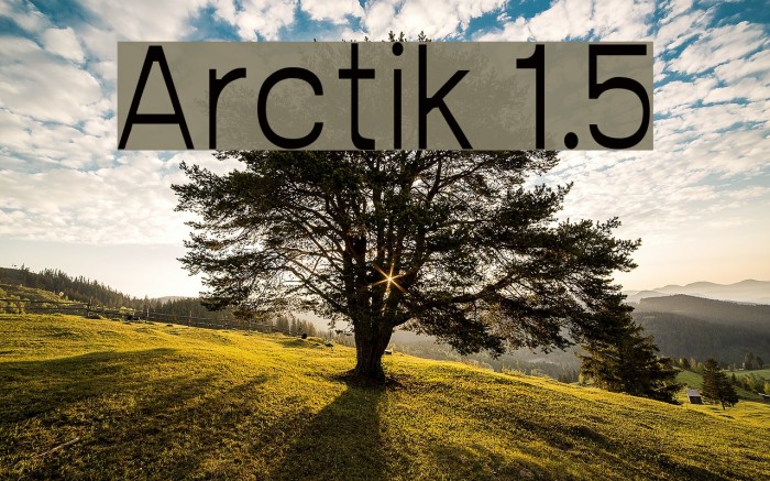 Arctik 1.5 Fuentes examples
