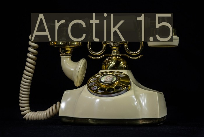 Arctik 1.5 Fuentes examples