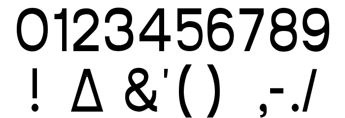 Arctik 2.5 Font OTHER CHARS