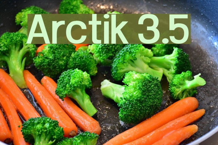 Arctik 3.5 Fonte examples