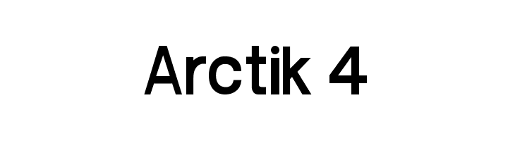 Arctik 4 Font