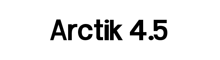 Arctik 4.5 Fuentes