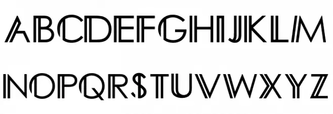 Arcturus Schriftart Groß
