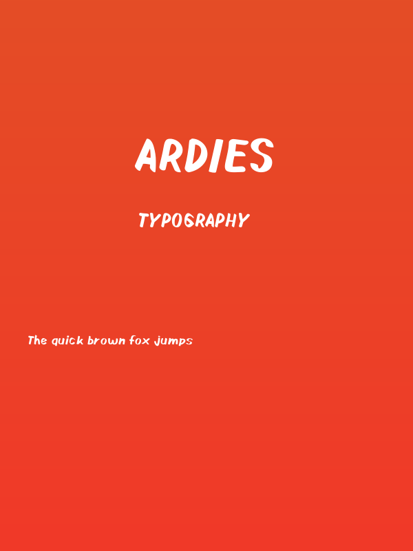 Ardies Poster