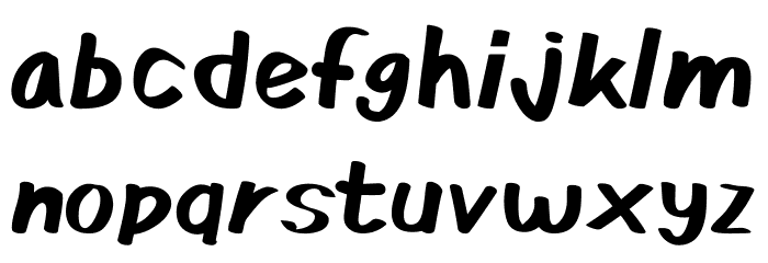 Ardies Font LOWERCASE
