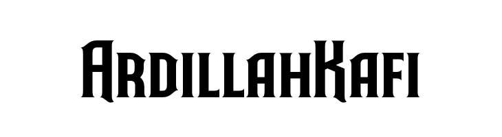 Ardillah Kafi  Frei Schriftart Herunterladen