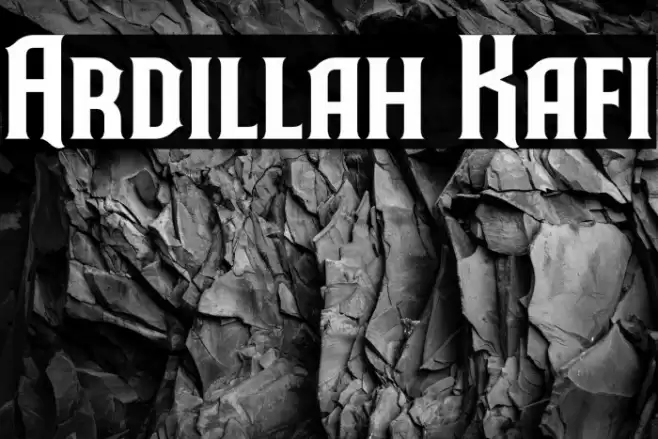 Ardillah Kafi Font examples