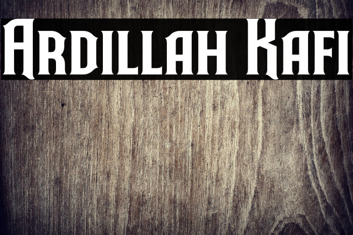 Ardillah Kafi Example 3