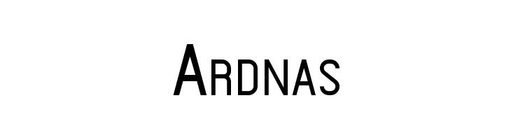 Ardnas  नि: शुल्क फ़ॉन्ट्स डाउनलोड