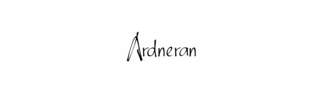 Ardneran  नि: शुल्क फ़ॉन्ट्स डाउनलोड