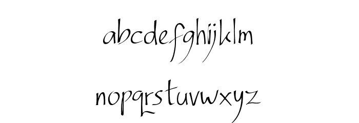 Ardneran Font LOWERCASE