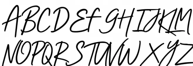 Ardolint Tijza Schriftart Groß