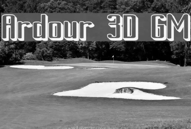Ardour 3D GM Font examples