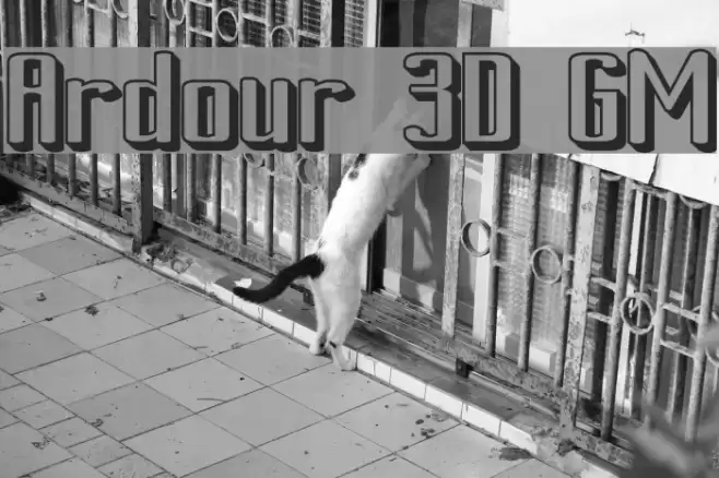 Ardour 3D GM Font examples