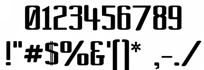 Ardour GM Font Alte caractere