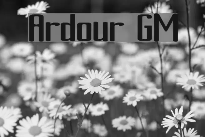 Ardour GM Font examples