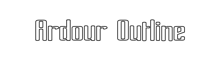 Ardour Outline  नि: शुल्क फ़ॉन्ट्स डाउनलोड