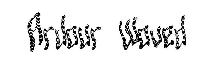 Ardour Waved Font