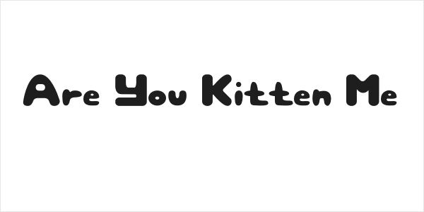 Are You Kitten Me Logo