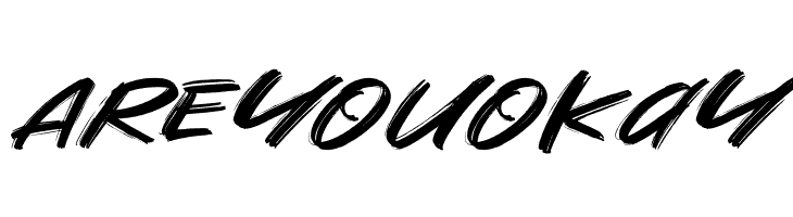 Are You Okay  Frei Schriftart Herunterladen