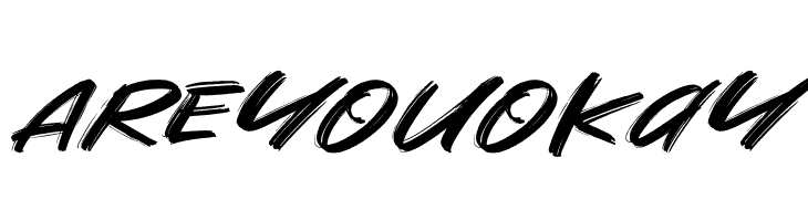 Are You Okay  font caratteri gratis