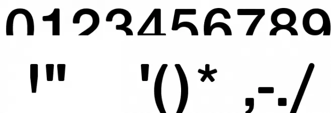 AreHalfsEnough Font OTHER CHARS