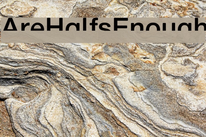 AreHalfsEnough Example 1