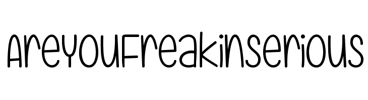 AreYouFreakinSerious  baixar fontes gratis