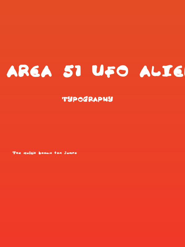 Area 51 UFO Alien Greeting Poster