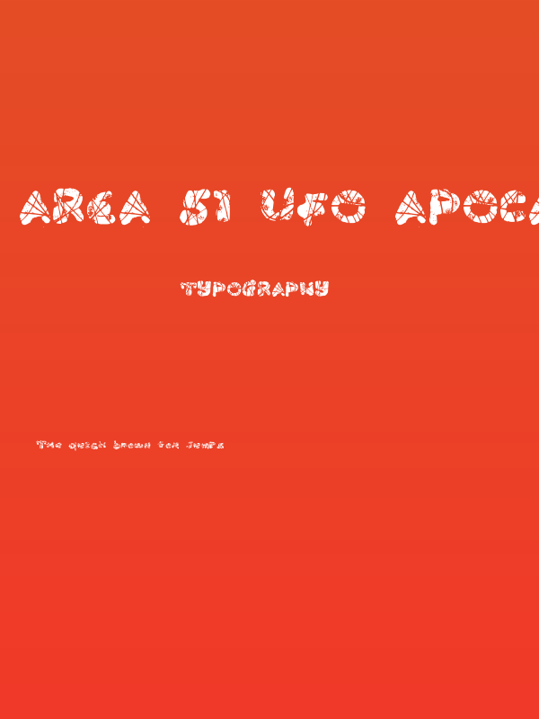 Area 51 UFO Apocalypse Poster
