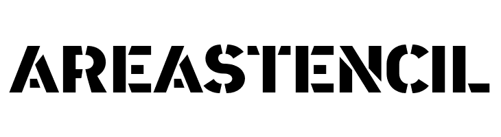 Area Stencil  font caratteri gratis
