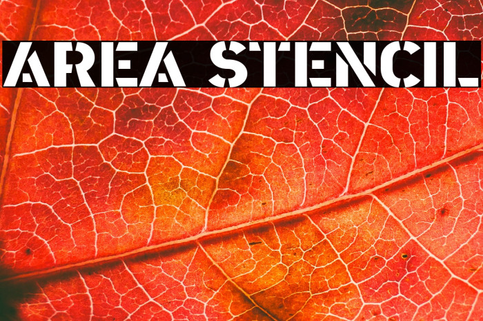 Area Stencil Example 1