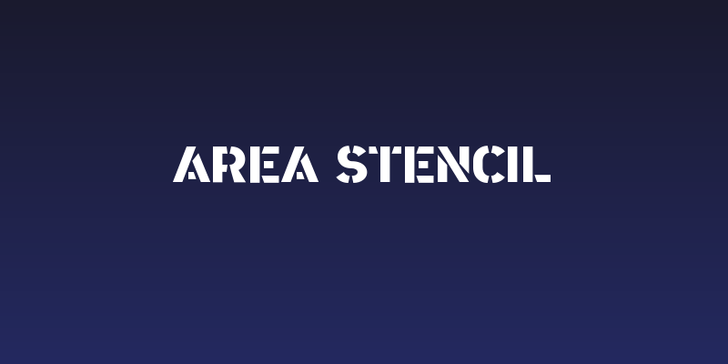 Area Stencil Social Header