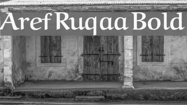 Aref Ruqaa Bold Example 2