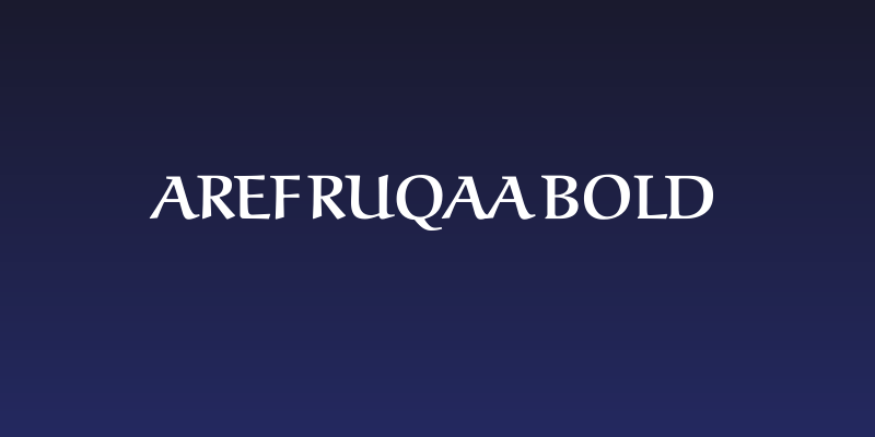 Aref Ruqaa Bold Social Header