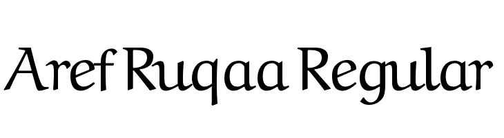 Aref Ruqaa Regular Fonte